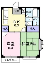 蓮田駅 バス3分  藤ノ木団地下車：停歩2分 2階の物件間取画像